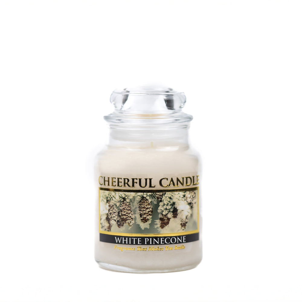 White Pinecone - 6 oz Cheerful Candle