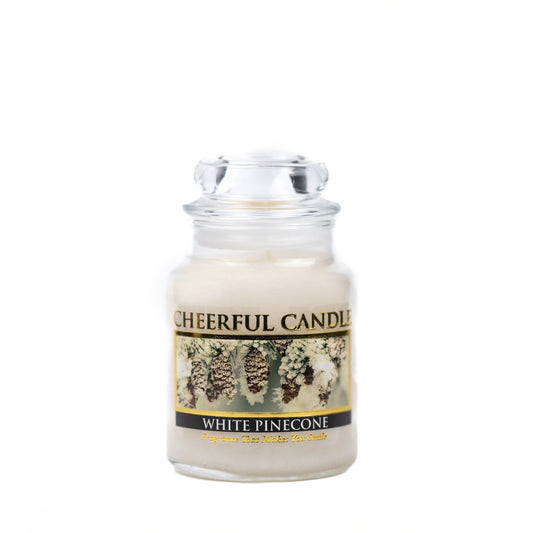 White Pinecone - 6 oz Cheerful Candle