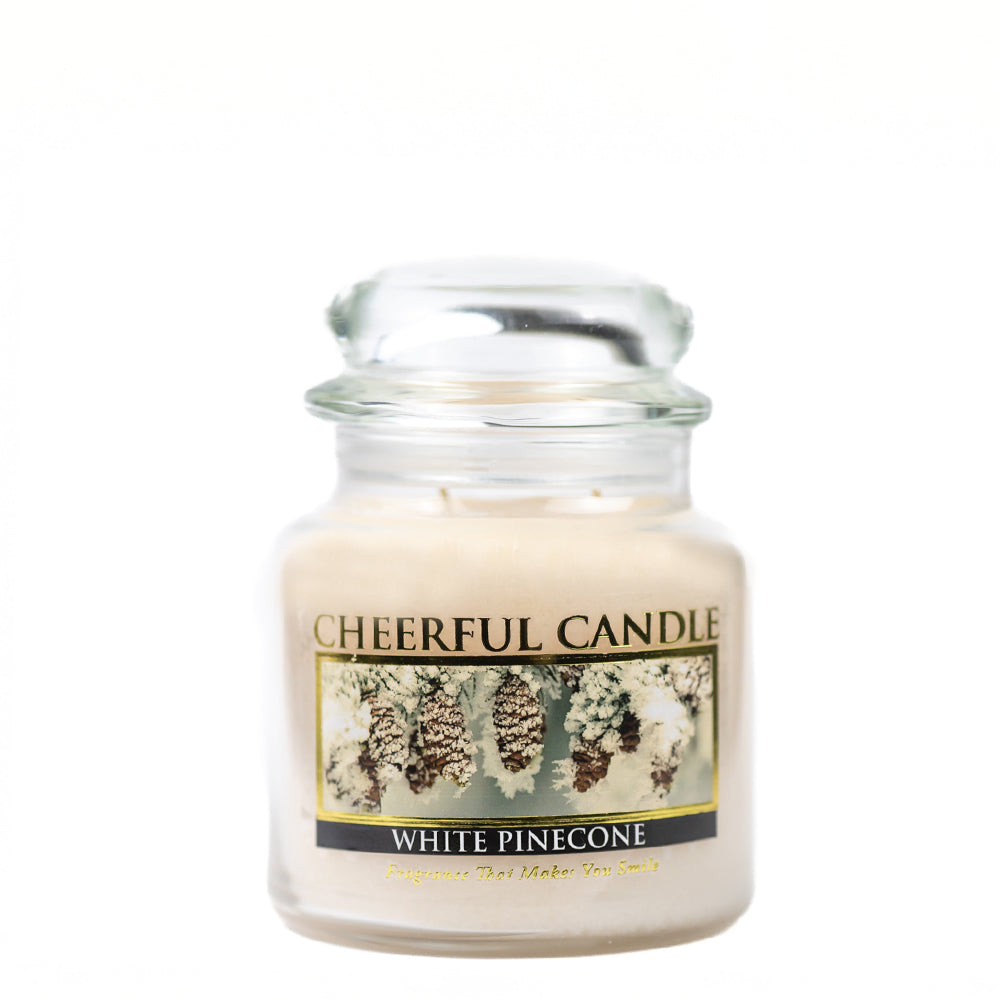 White Pinecone - 16 oz Cheerful Candle