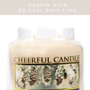 White Pinecone - 16 oz Cheerful Candle