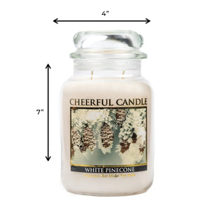 White Pinecone - 24 oz Cheerful Candle