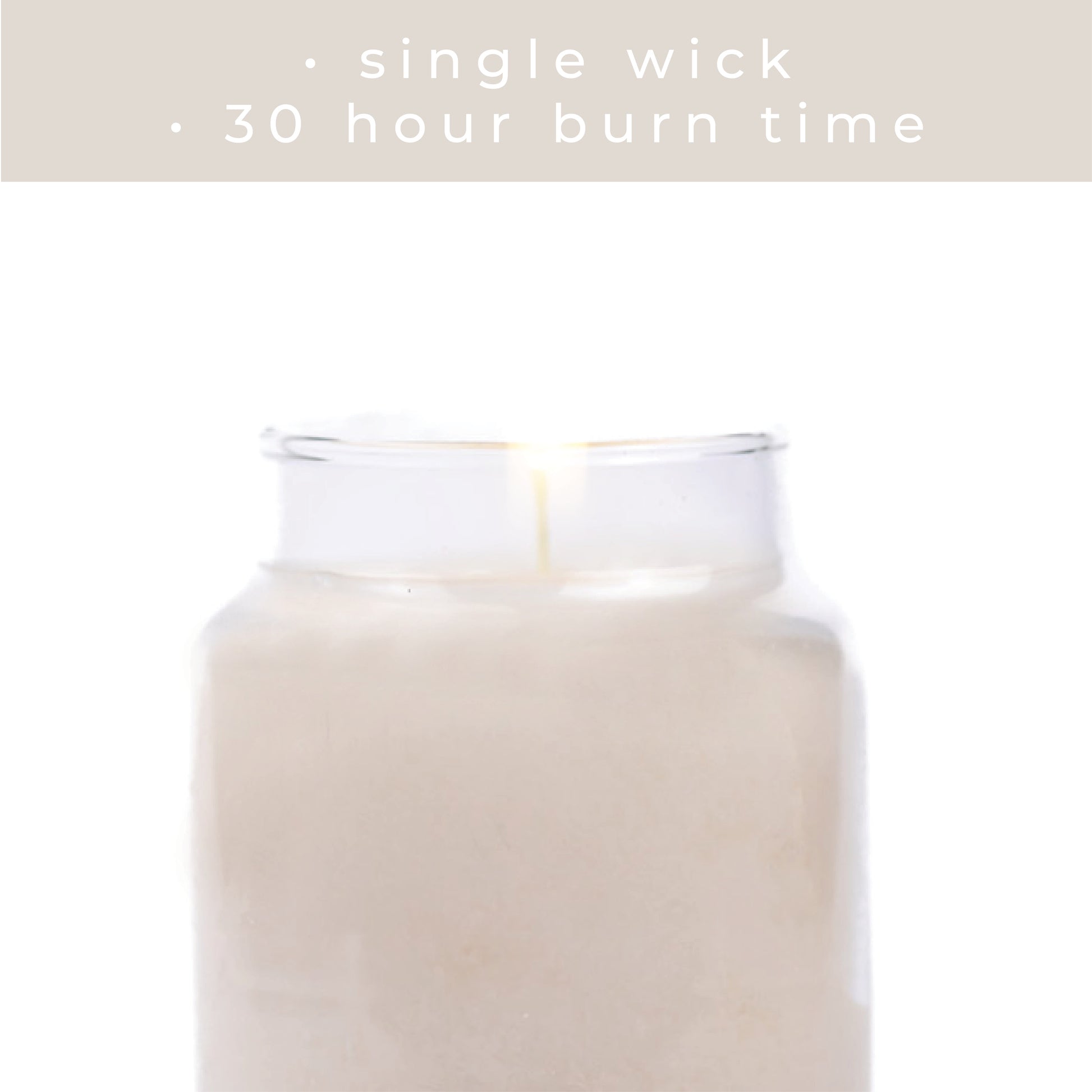 White Pinecone - 6 oz Baby Candle