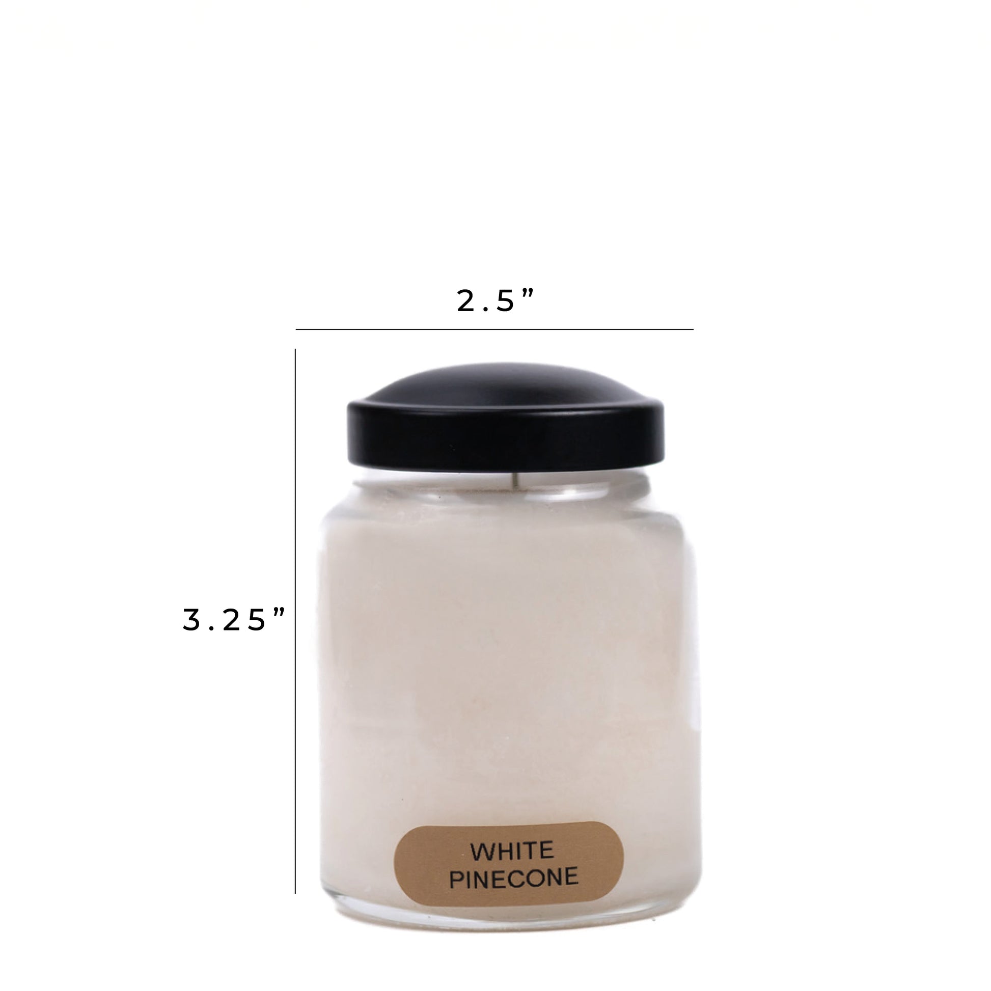 White Pinecone - 6 oz Baby Candle