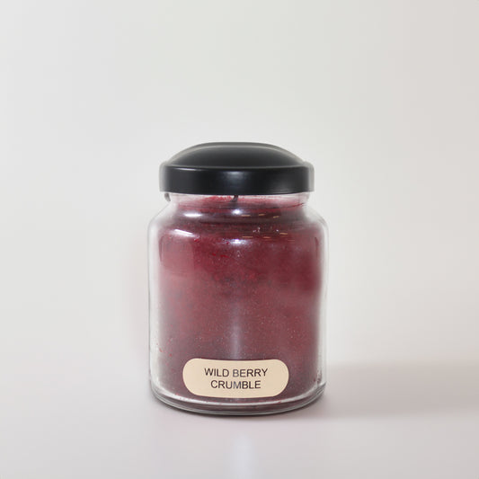 Wild Berry Crumble Scented Candle - 6 oz, Single Wick, Baby Jar
