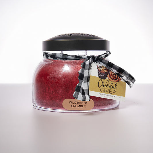 Wild Berry Crumble Scented Candle - 22 oz, Double Wick, Mama Jar