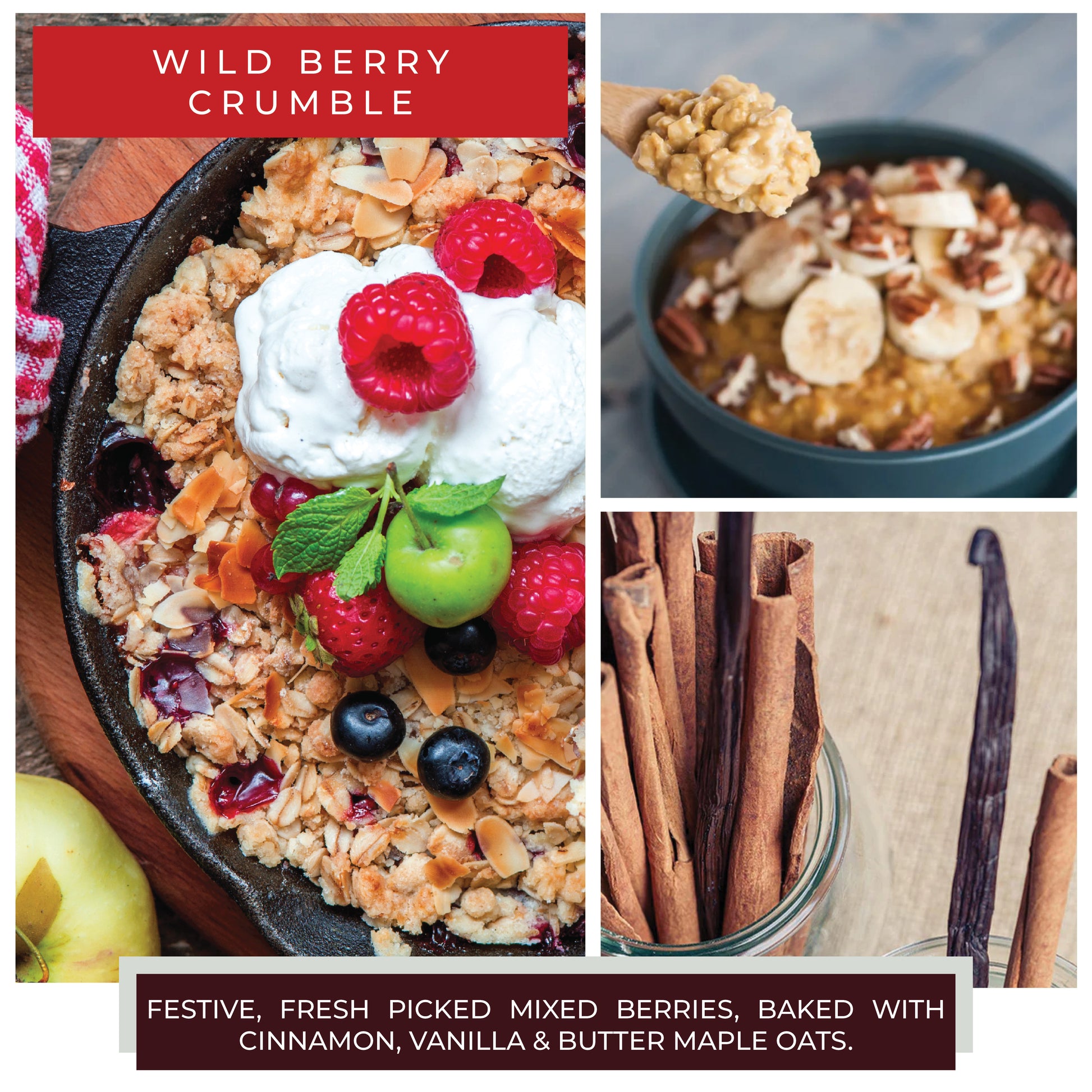Wild Berry Crumble - 24 oz Cheerful Candle