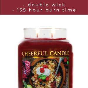 Wild Berry Crumble - 24 oz Cheerful Candle