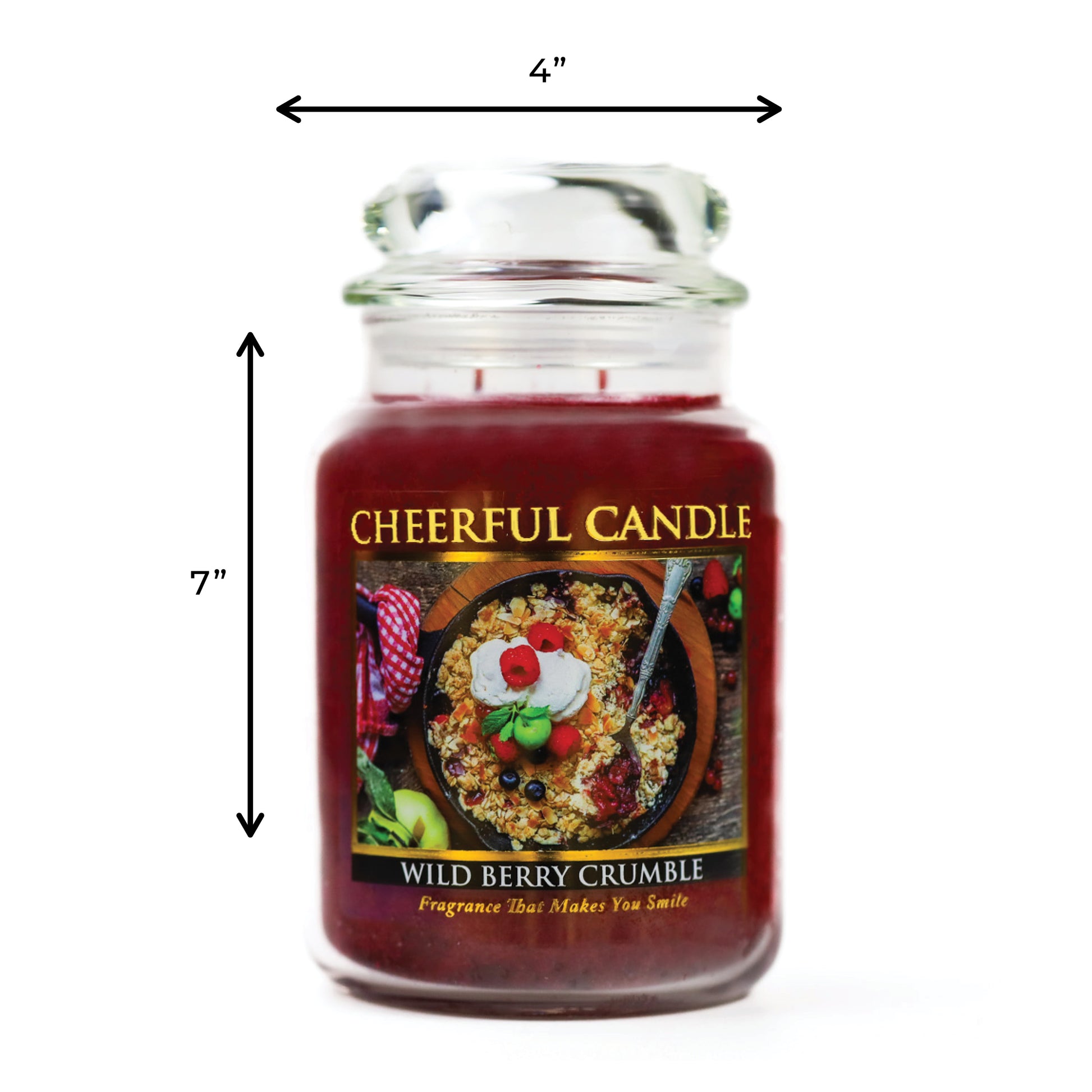 Wild Berry Crumble - 24 oz Cheerful Candle