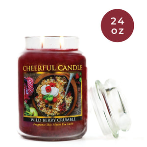 Wild Berry Crumble - 24 oz Cheerful Candle