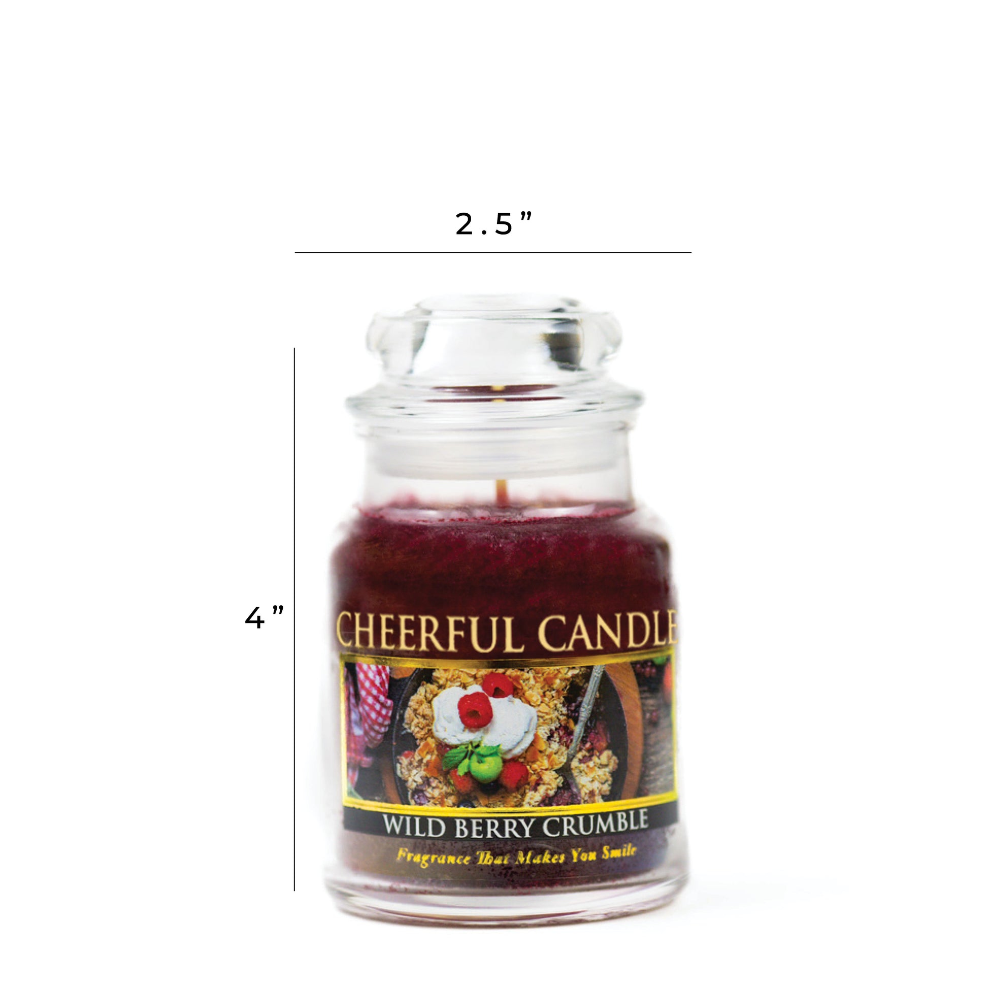 Wild Berry Crumble - 6 oz Cheerful Candle