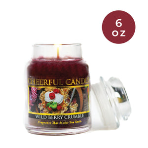 Wild Berry Crumble - 6 oz Cheerful Candle