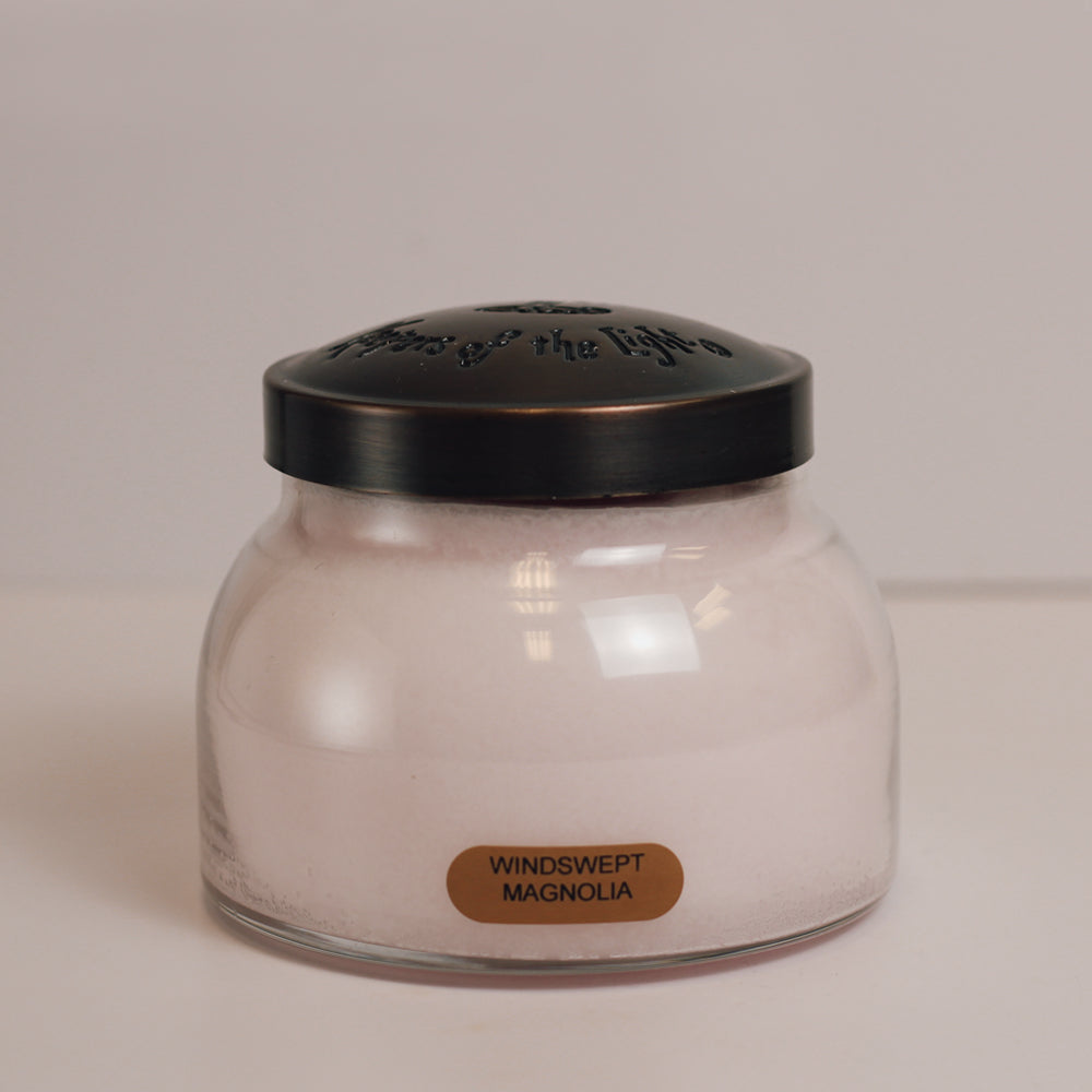 Windswept Magnolia Scented Candle - 22 oz, Double Wick, Mama Jar