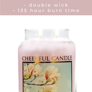 Windswept Magnolia - 24 oz Cheerful Candle