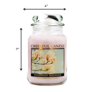 Windswept Magnolia - 24 oz Cheerful Candle