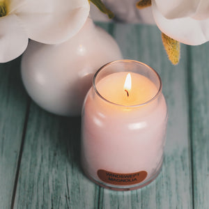 Windswept Magnolia Scented Candle - 6 oz, Single Wick, Baby Jar