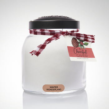 Winter Wonderland Scented Candle - 34 oz, Double Wick, Papa Jar