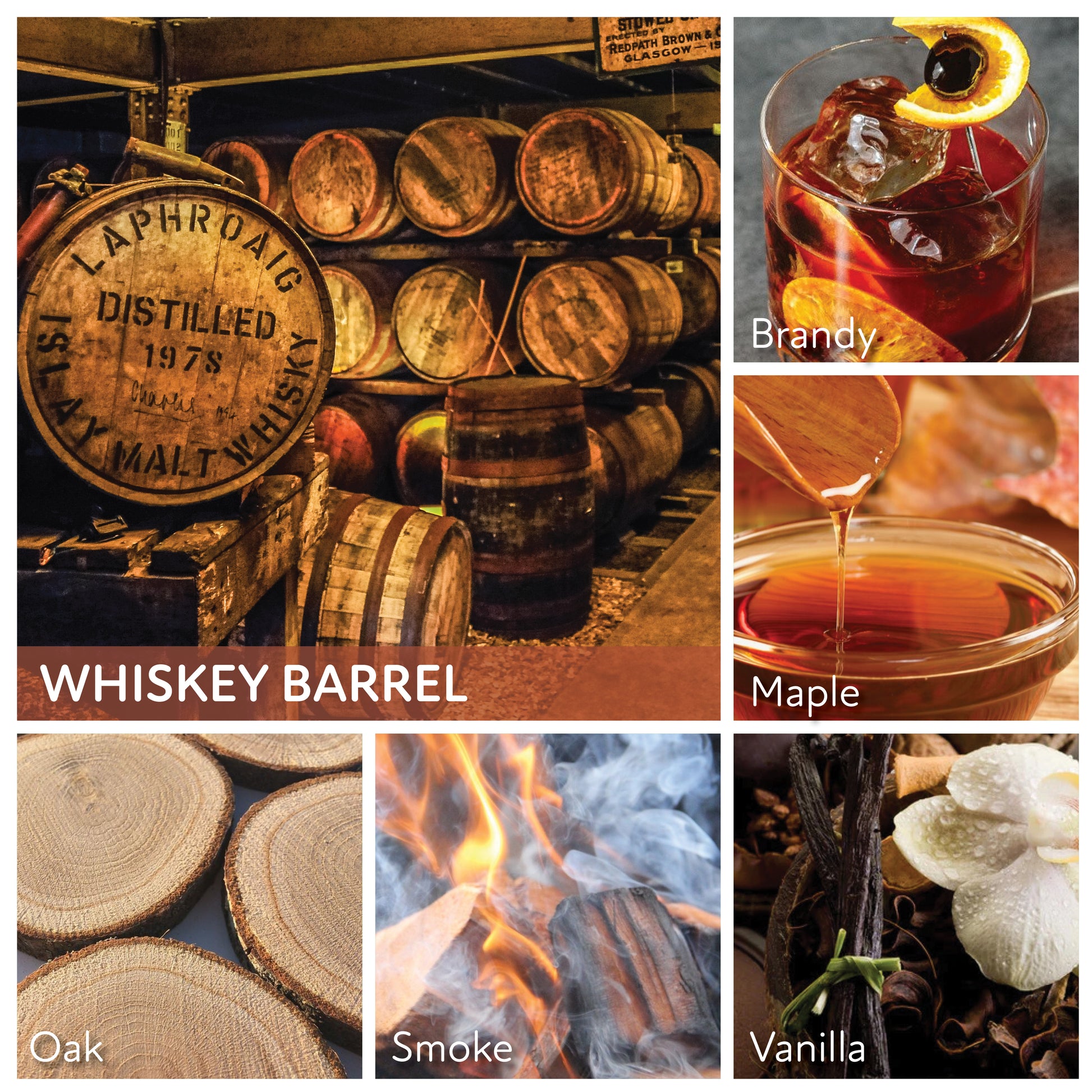Whiskey Barrel - 34 oz Papa Candle