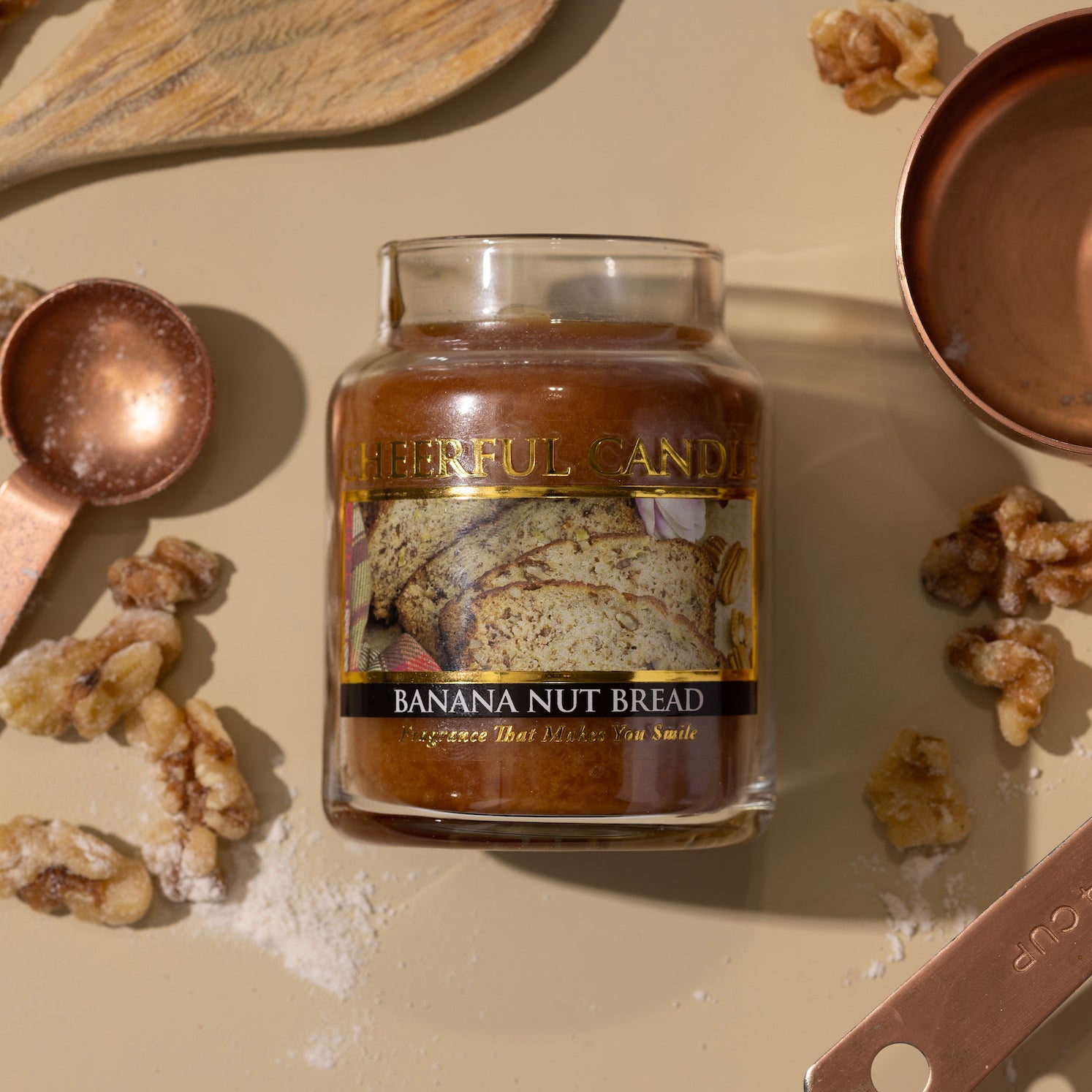 Banana Nut Bread - 6 oz Cheerful Candle