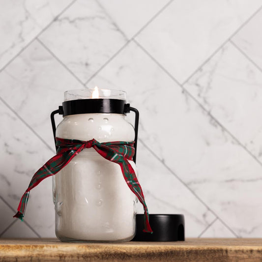 Welcome Wreath - Baby Snowman Jar