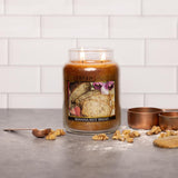 Banana Nut Bread Scented Candle -24 oz, Double Wick, Cheerful Candle