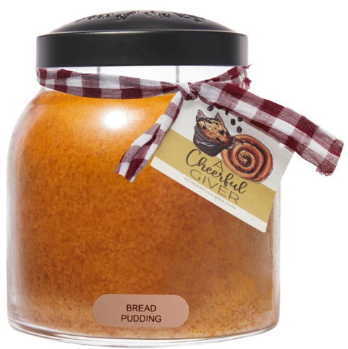 Bread Pudding - 34 oz, Double Wick, Papa Jar