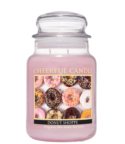 Donut Shoppe Scented Candle -24 oz, Double Wick, Cheerful Candle