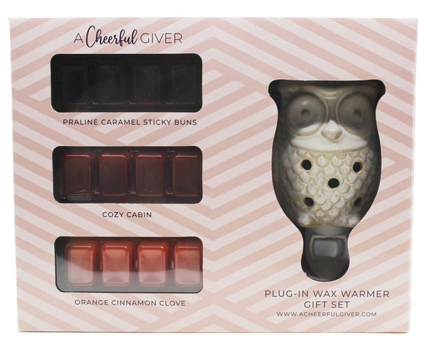 Owl - Plug-In Warmer Gift Set