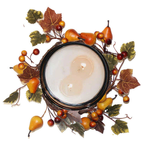 Pears & Leaves - Candle Ring