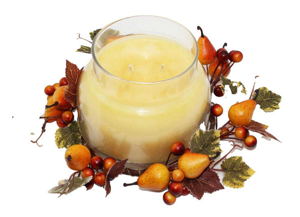 Pears & Leaves - Candle Ring