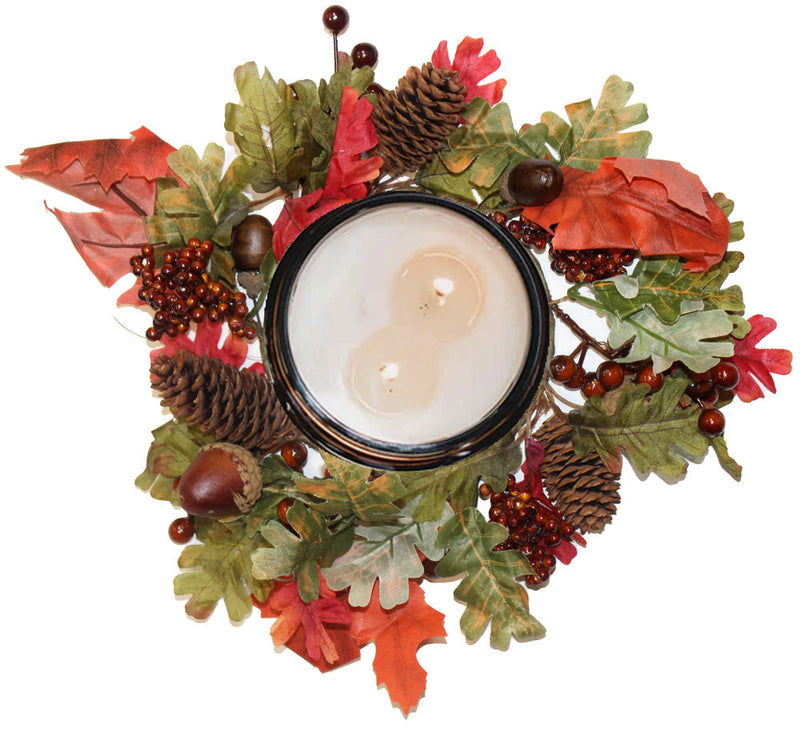 Pinecones with Maple - Candle Ring