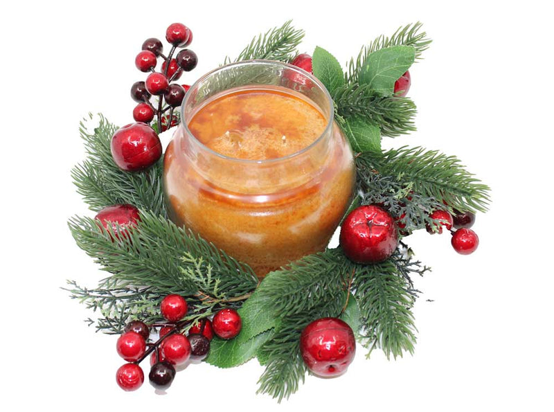Pine Berry with Hawthorn - Candle Ring
