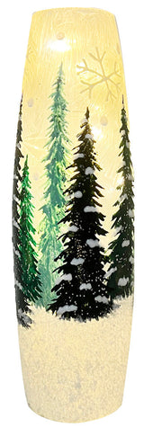 Pinewood Forest - Crackle Glass Vase