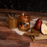 Honey Pear Cider Scented Candle -24 oz, Double Wick, Cheerful Candle