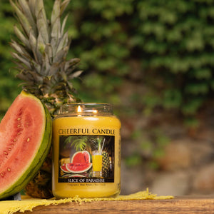 Slice of Paradise Scented Candle -24 oz, Double Wick, Cheerful Candle