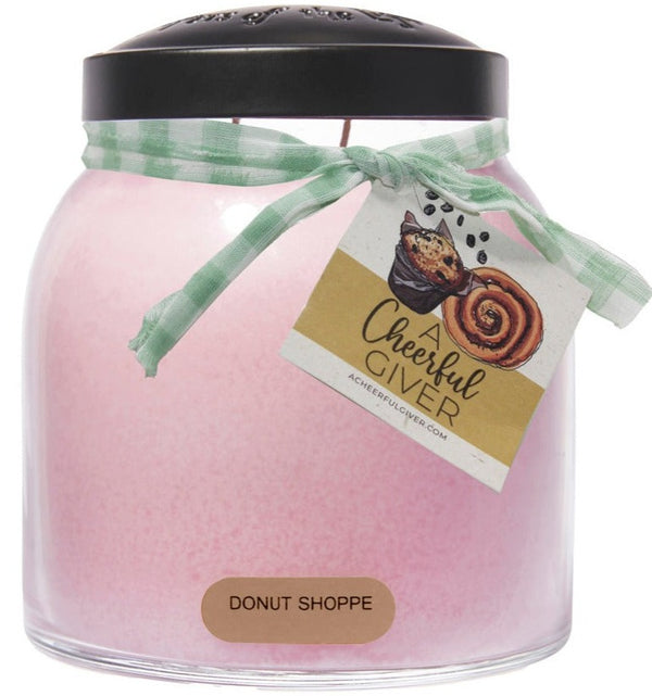 Donut Shoppe Scented Candle - 34 oz, Double Wick, Papa Jar