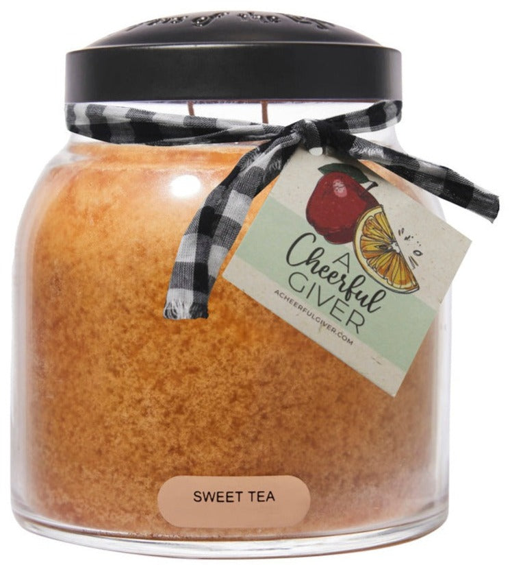 Sweet Tea Scented Candle - 34 oz, Double Wick, Papa Jar